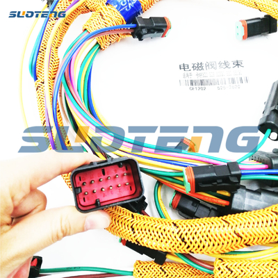 Válvula solenoide de arnês de fiação de aço durável número de peça 525-2620 para escavadeira E320D