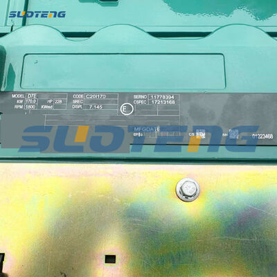 D7E Conjunto de motor diesel para escavadeira EC210 EC290