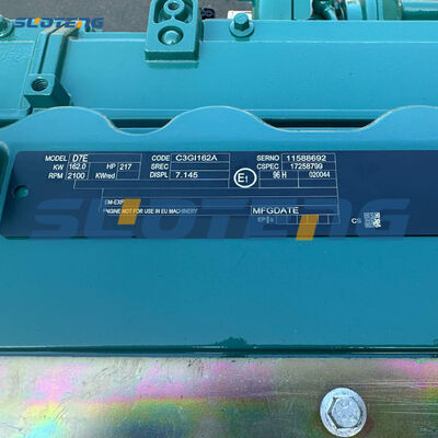 Conjunto completo do motor diesel D7E L120GZ para carregadeira