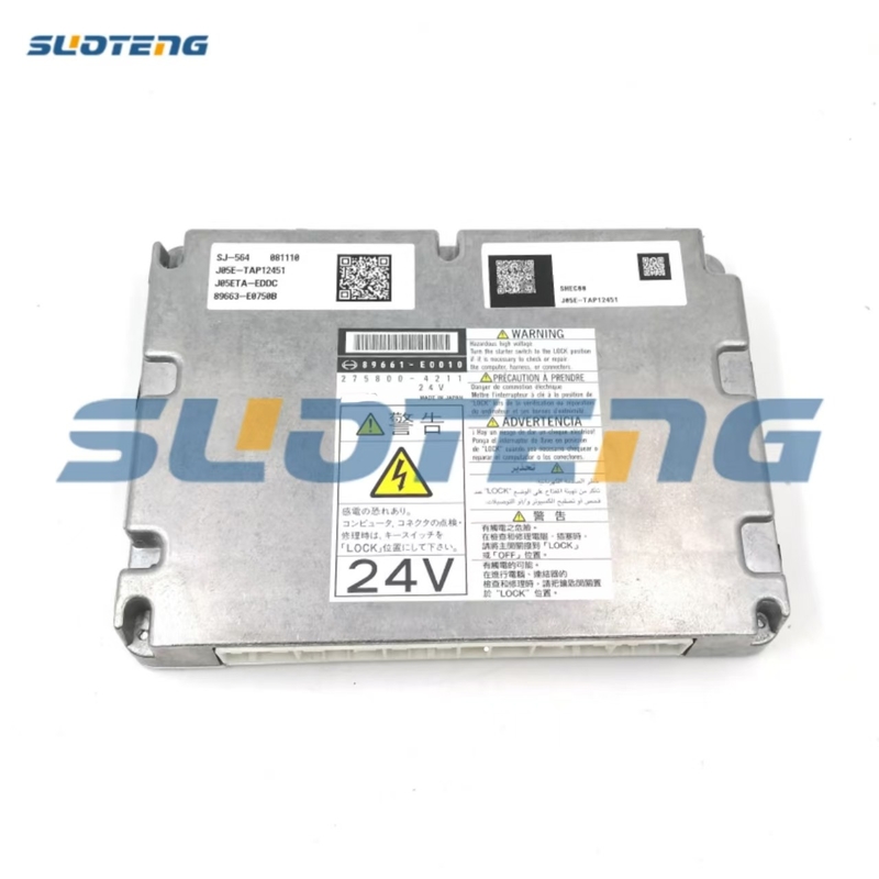 J05 89661-E0010 Controlador ECU/CPU 89661E0010 para escavadeira SK250-8 SK210-8 SK200-8 SK-8